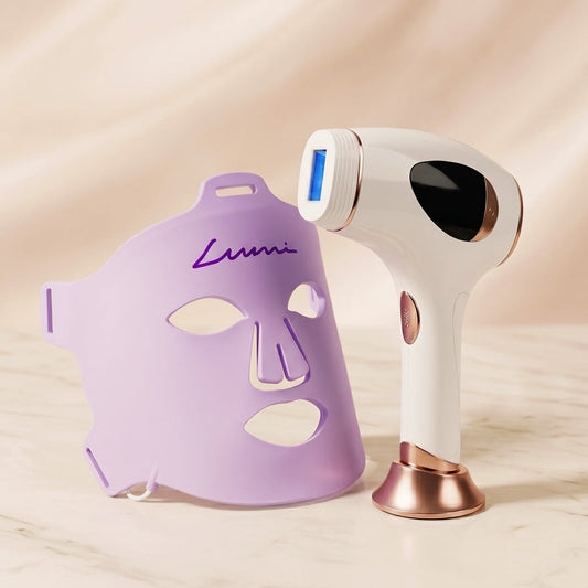 IPL foto-epilator "Hilda" + Lichttherapiemasker "Lumi"
